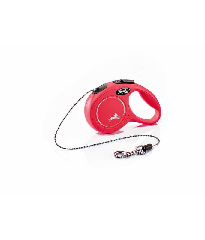 Flexi New Classic S Cord 3 m, red