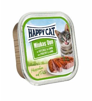 Happy Cat Minkas Duo Poultry & Lamb (Min Order 0,1 - 12pcs)/0.1 kg
