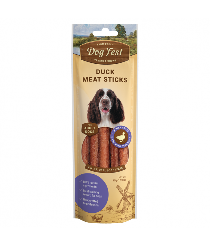 Dog Fest Meat Sticks With Vension For Adult Dogs