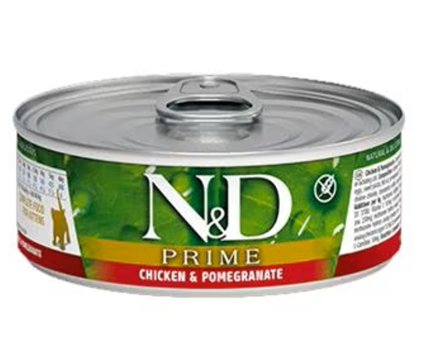Farmina N&D Cat Prime Chicken & Pomegranate Kitten 80g