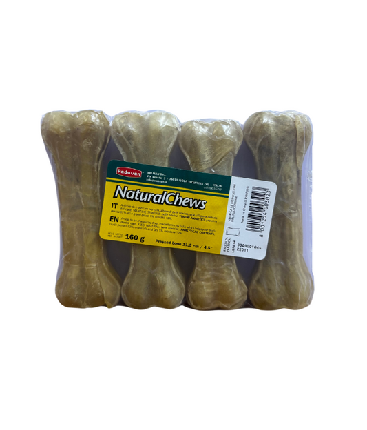 Padovan Natural Chews Bone 14cm (3pc)